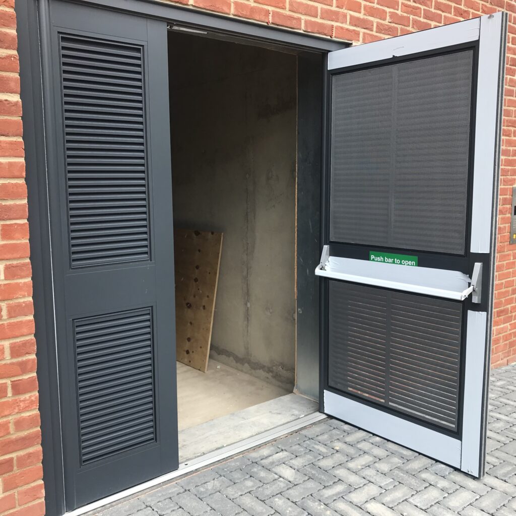 Aluminium Fire Exit Doors