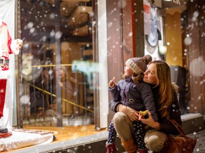 Christmas shop window
