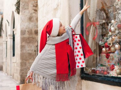 Christmas shop window