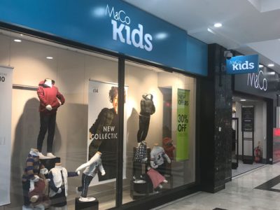 Aluminium shopfront